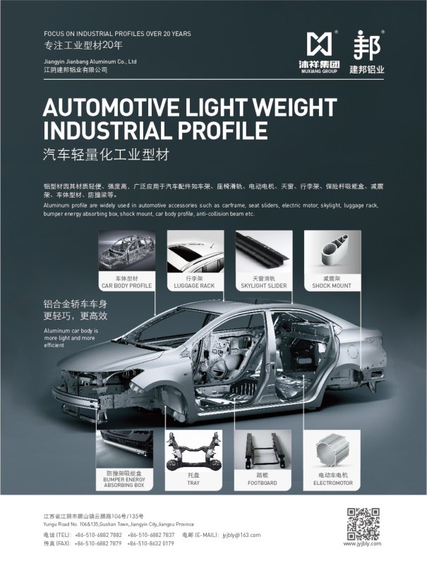 Automotive Lightweight Aluminum Profiles for Aluminum Extrusion sourcing from Jianbang Aluminum