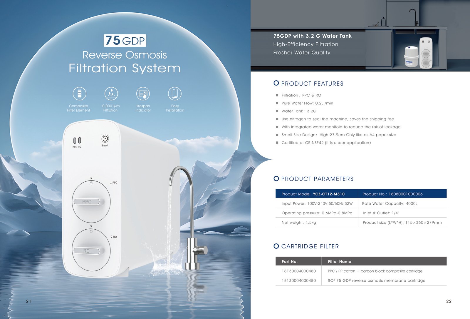 RO reverse osmosis filtration system model gallery visual from MICOE Water Purification