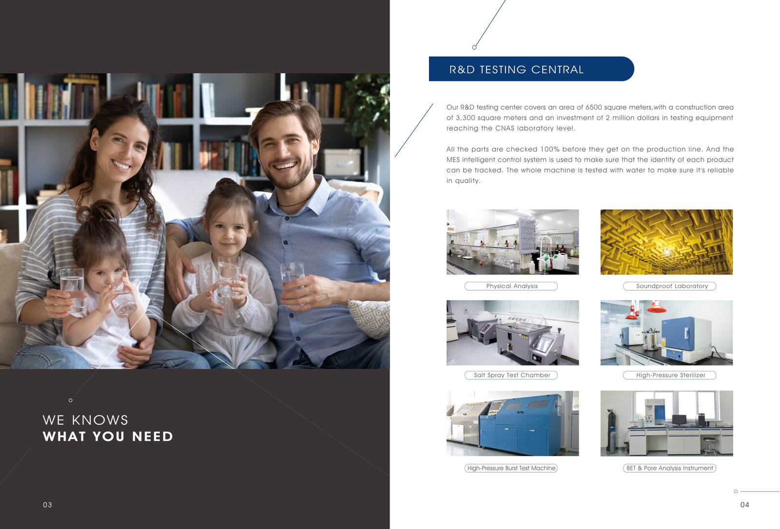 MICOE R&D testing center for product testing and laboratory validation