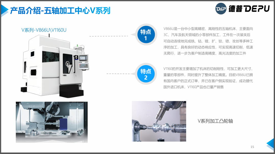 DEPU V Series Five-Axis Machining Center for High-End CNC Machine Tools sourcing from DEPU CNC (Shenzhen) Co., Ltd.